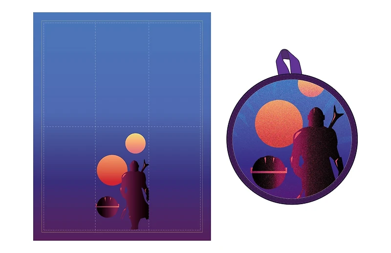 Ensemble de torchons Mandalorian 