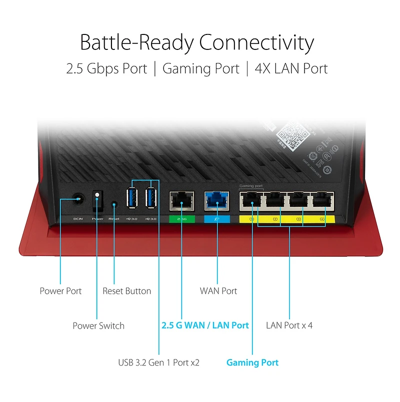 ASUS - RT-AX86U Zaku 2 Router