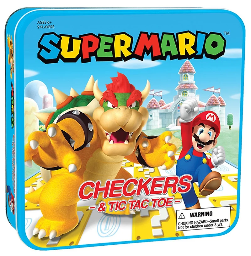 Super Mario vs Bowser Checkers & Tic Tac Toe 