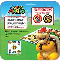 Super Mario vs Bowser Checkers & Tic Tac Toe 