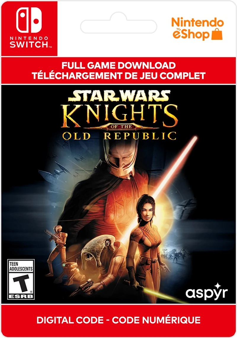 Star Wars: Knights Of The Old Republic - Numérique