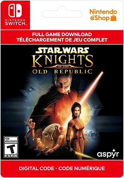 Star Wars: Knights Of The Old Republic - Numérique