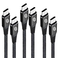 Bio Essentials USB-C to USB-C Charge Cable (3 pack)   