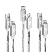 Bio Essentials USB-C to Lightning Connector Charge Cable (3 pack)