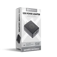 Bio USB-A 5W AC Wall Adapter 
