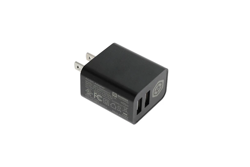 Bio 12W Dual USB-A AC Wall Adapter 