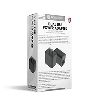 Bio 12W Dual USB-A AC Wall Adapter 