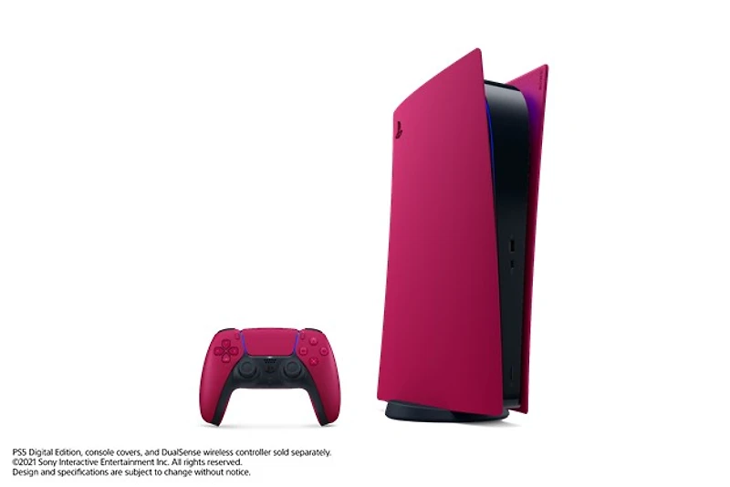 PS5™ Digital Edition Console Covers – Cosmic Red