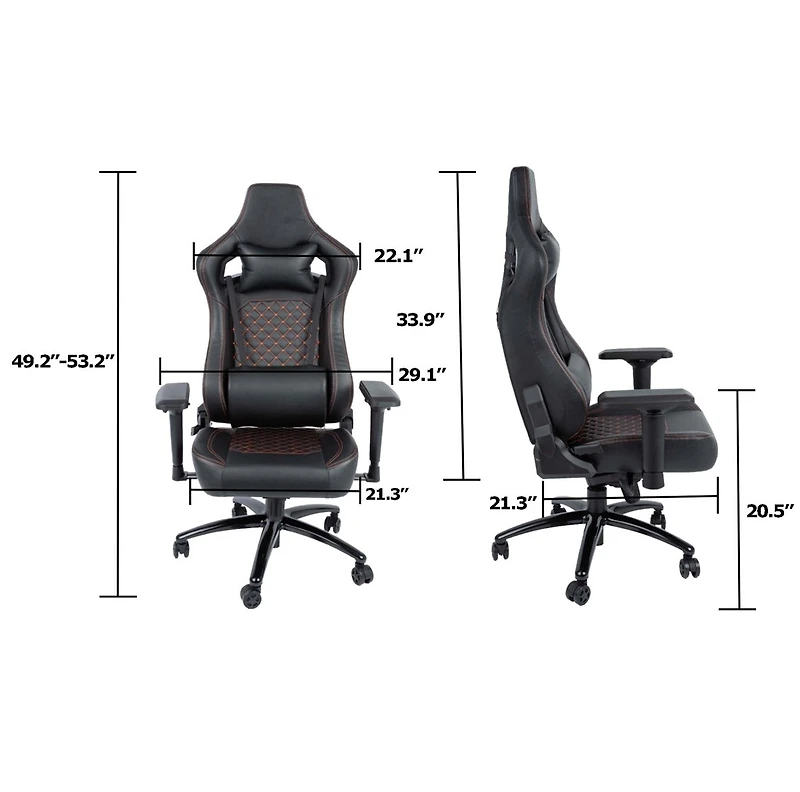 Element Gaming Chair - Red - Online Only