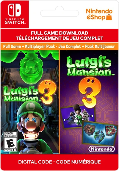 Luigi's Mansion 3 + Pack Multijoueur - Numérique