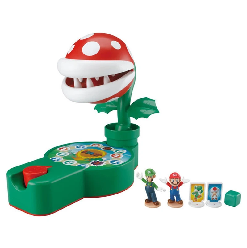 Mario Piranha Plant Escape! with Collectible Super Mario Action Figures 