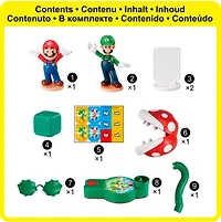 Mario Piranha Plant Escape! with Collectible Super Mario Action Figures 