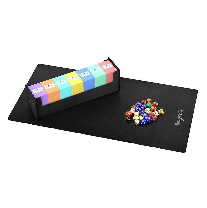 Biogenik Store & Play Card Case Card Storage Case w/ Magnetic Playmat