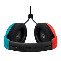 PDP Gaming LVL40 Nintendo Switch Wired Stereo Gaming Headset: Blue & Red 