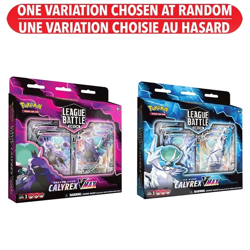 Pokémon Trading Card Game Calyrex VMAX League Battle Deck Assorted  – One Variation Chosen at Random