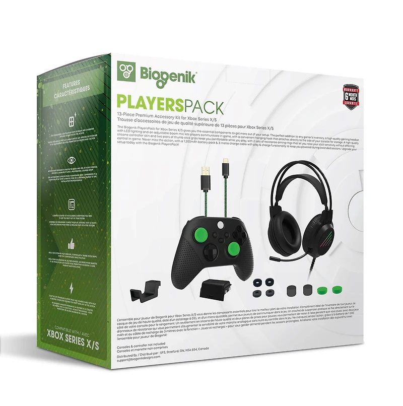 Biogenik Players Pack for Xbox Series X/S 