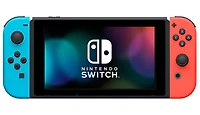 Nintendo Switch with Neon Blue and Neon Red Joy-Con 