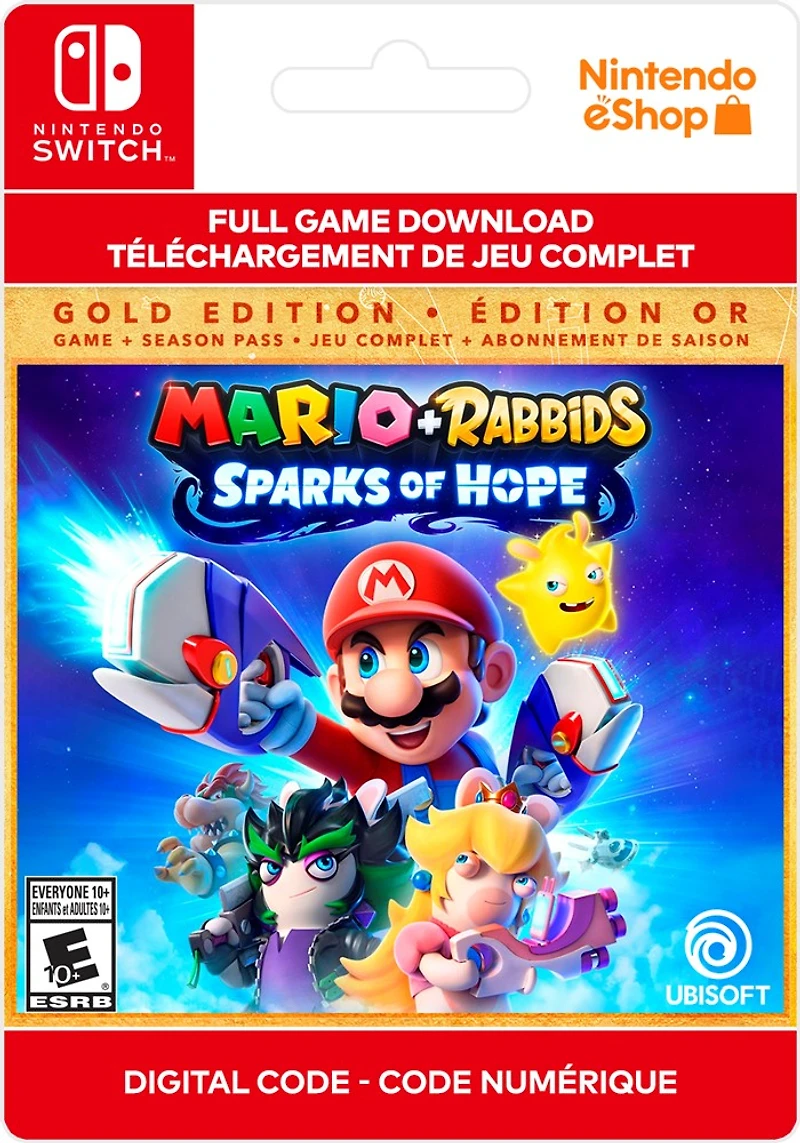 Mario + Rabbids Sparks of Hope Édition Or - Numérique