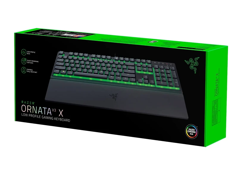 Razer Ornata V3 X - Low Profile Gaming Keyboard