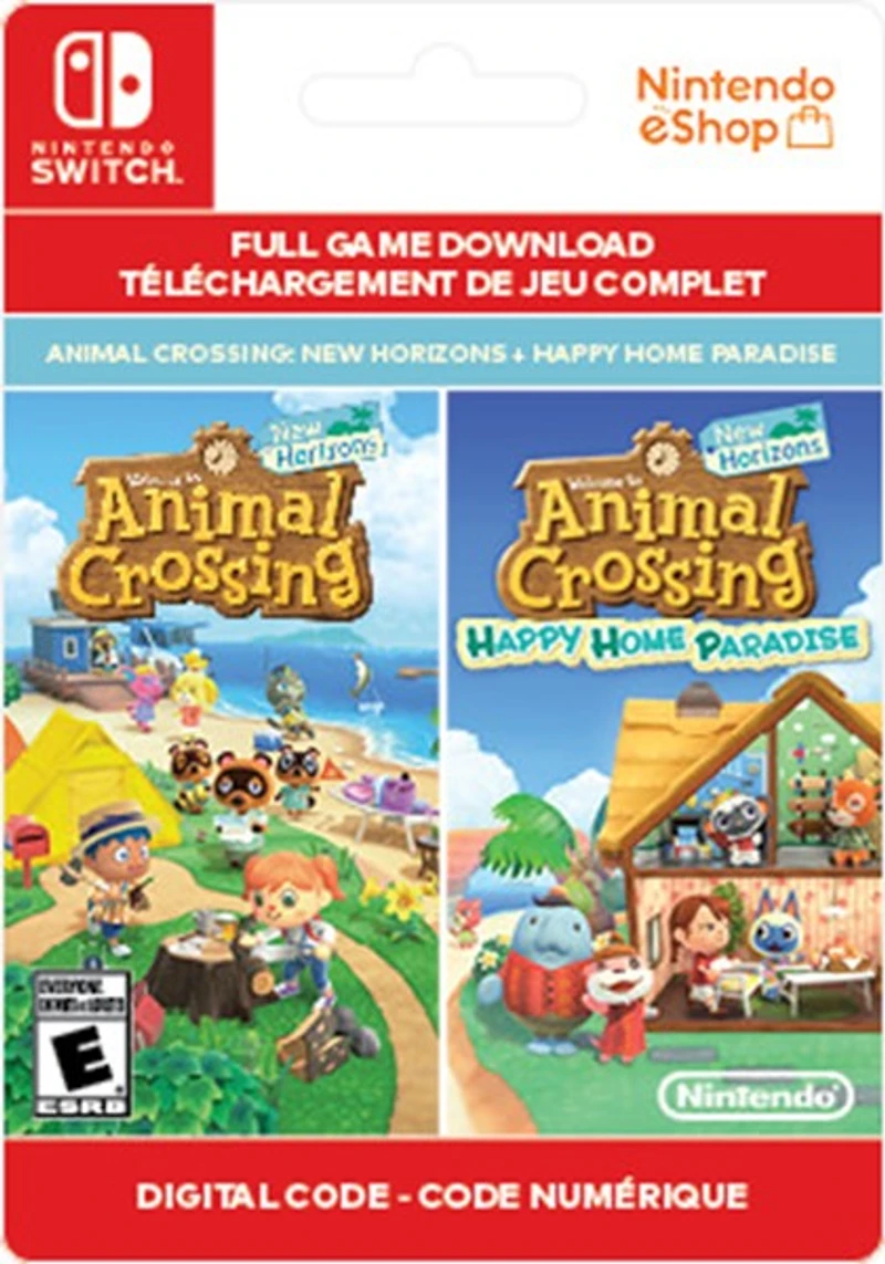 Animal Crossing New Horizons Bundle (Game + DLC) - Digital