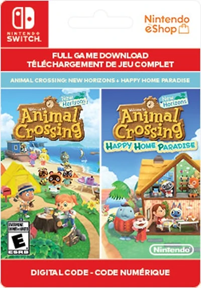 Animal Crossing New Horizons Bundle (Game + DLC) - Digital