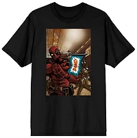 Deadpool “BANG” Graphic Black Tee - S 