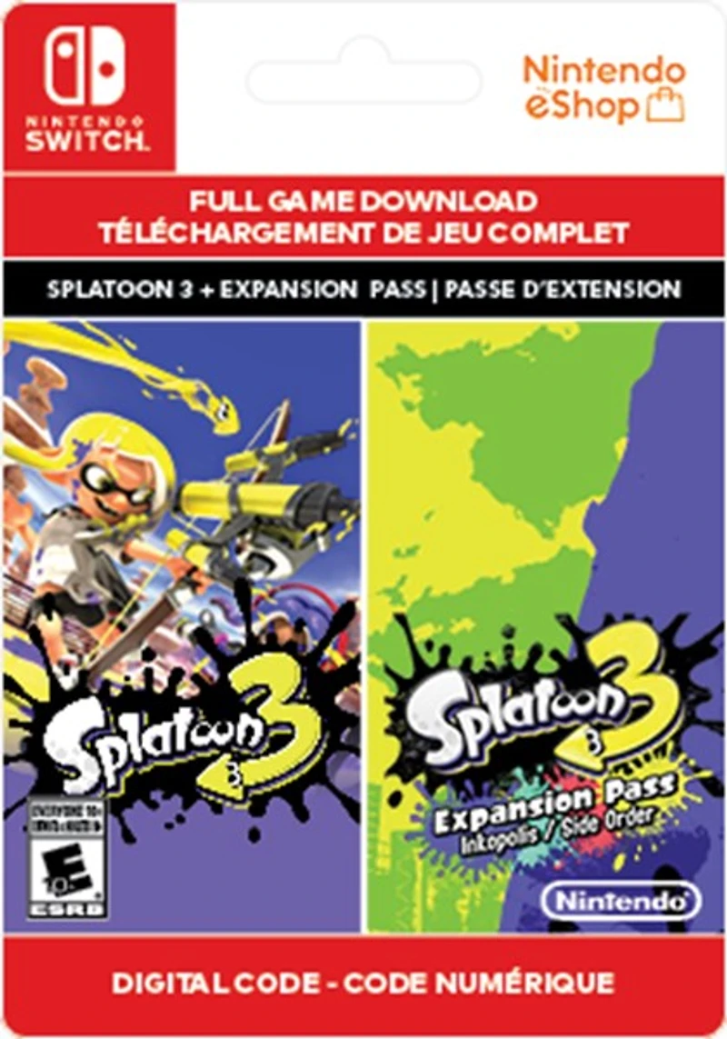 Splatoon 3 Digital Bundle (Game + Expansion Pass) - Digital