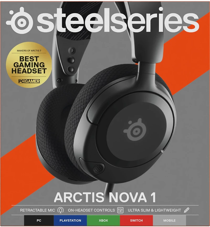 Steelseries Arctis Nova 1 Headset Black 