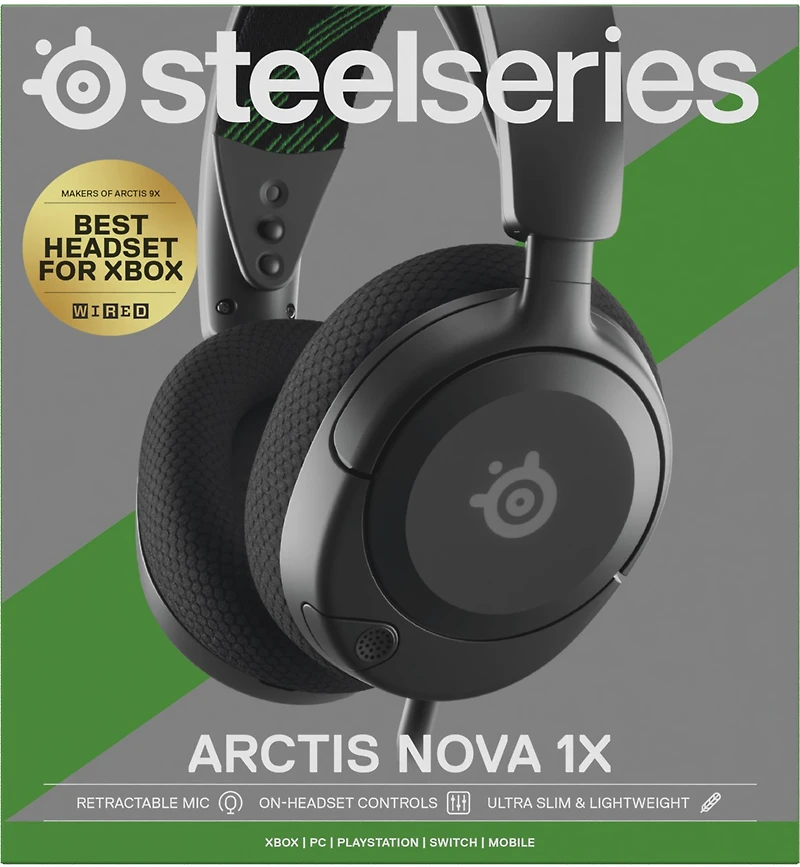 Steelseries Arctis Nova 1X Headset Black