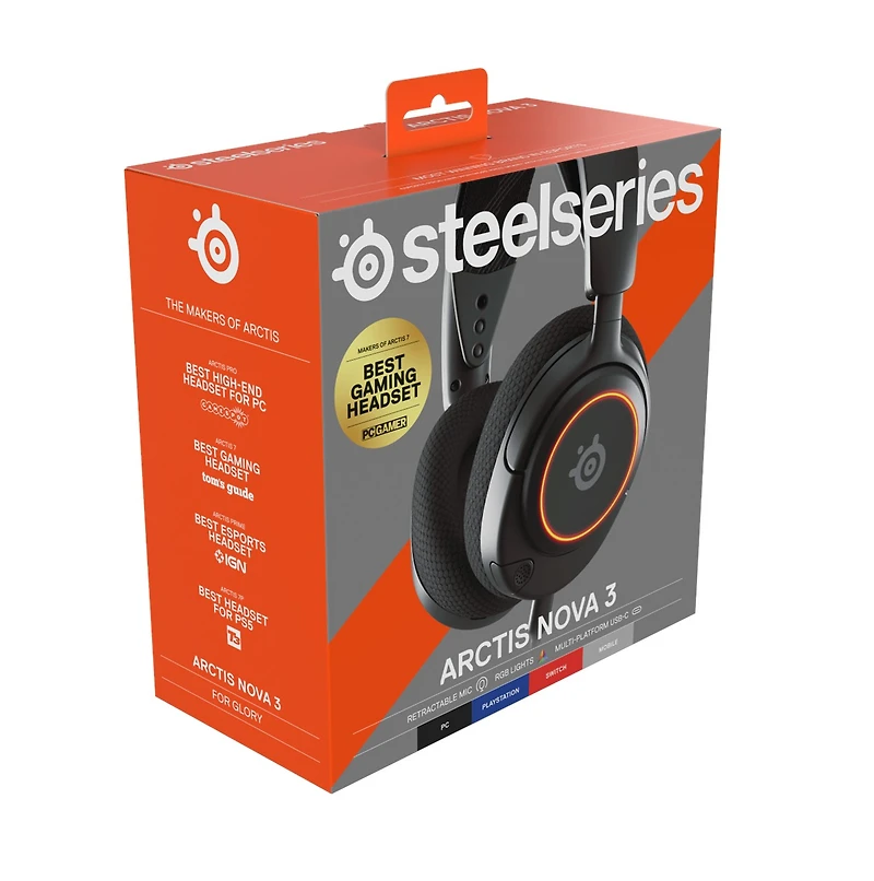 Steelseries Arctis Nova 3 Headset Black 
