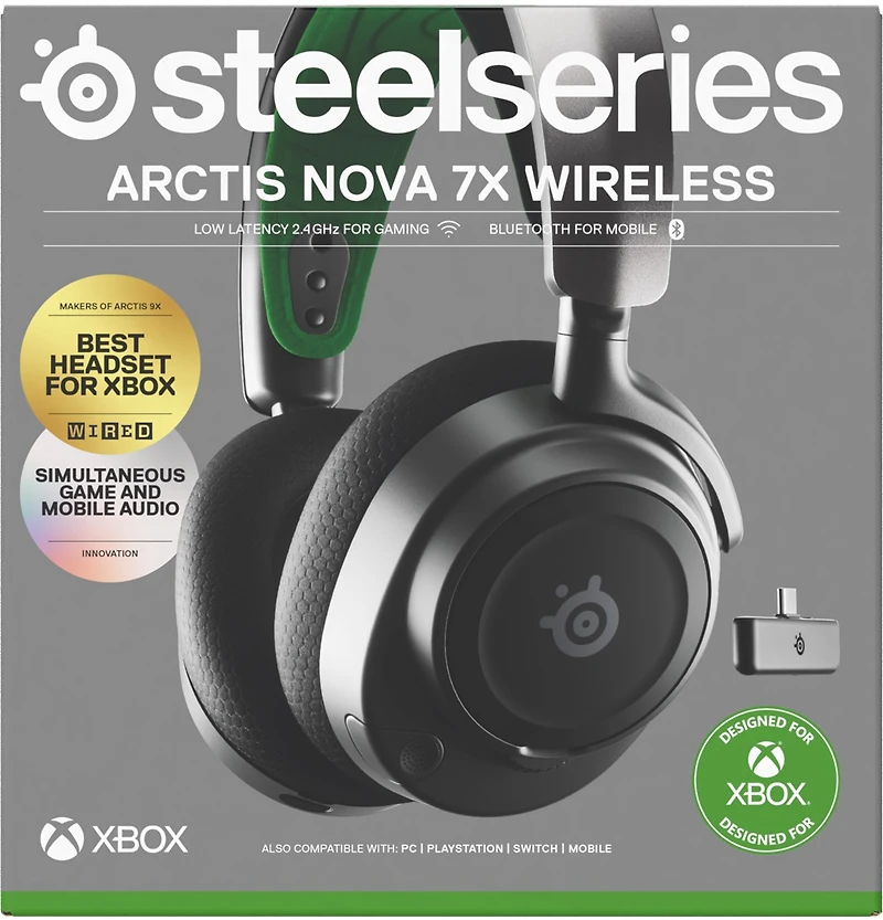Steelseries Arctis Nova 7X Wireless Headset Black 