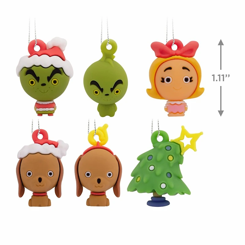 Grinch Ornament Set 