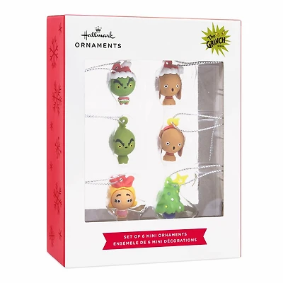 Grinch Ornament Set