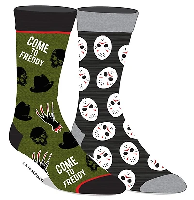 Friday the 13th: Freddy & Jason Socks 2 Pack 