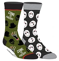 Friday the 13th: Freddy & Jason Socks 2 Pack 
