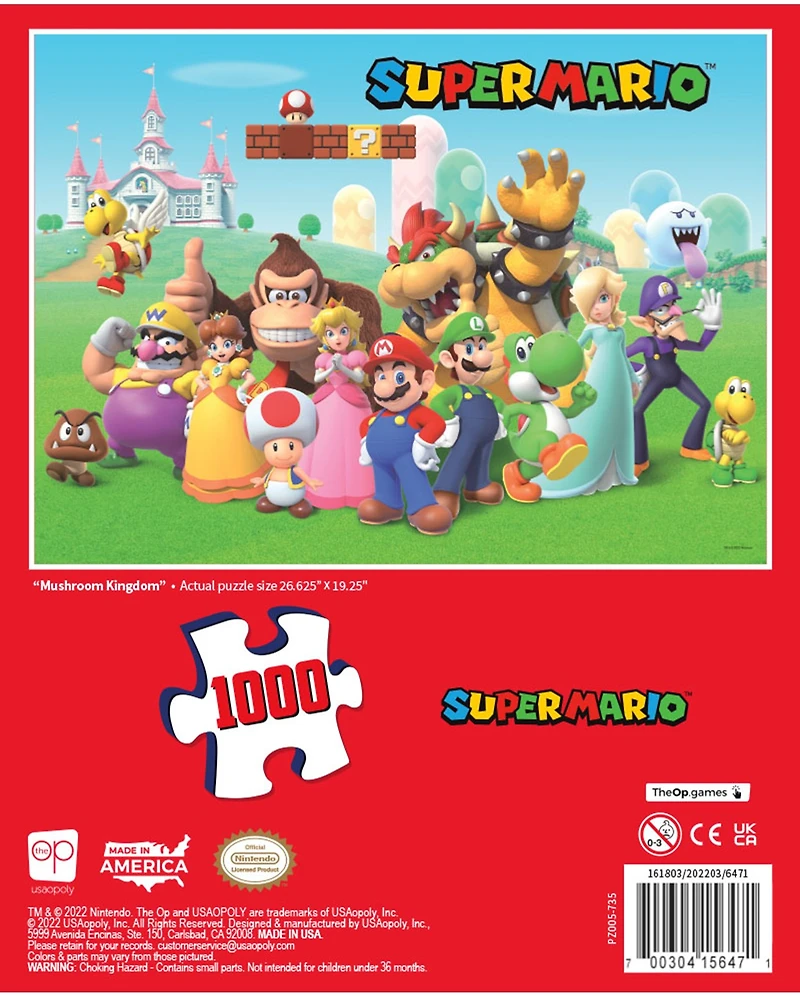 Super Mario™ "Mushroom Kingdom" 1000-Piece Puzzle