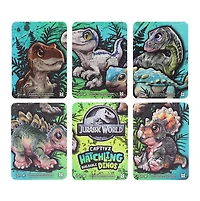 Jurassic World Captivz Hatchlings Slime Egg (Flocked) – One Variation Chosen at Random