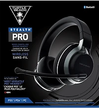 Turtle Beach Stealth Pro Multiplatform Wireless Noise-Cancelling Gaming Headset for PlayStation  (Black)