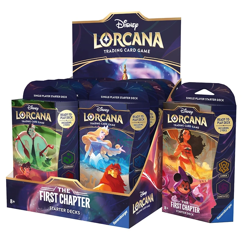 Lorcana Trading Card Game: The First Chapter- Single Player Starter Deck – Une variation choisie au hasard