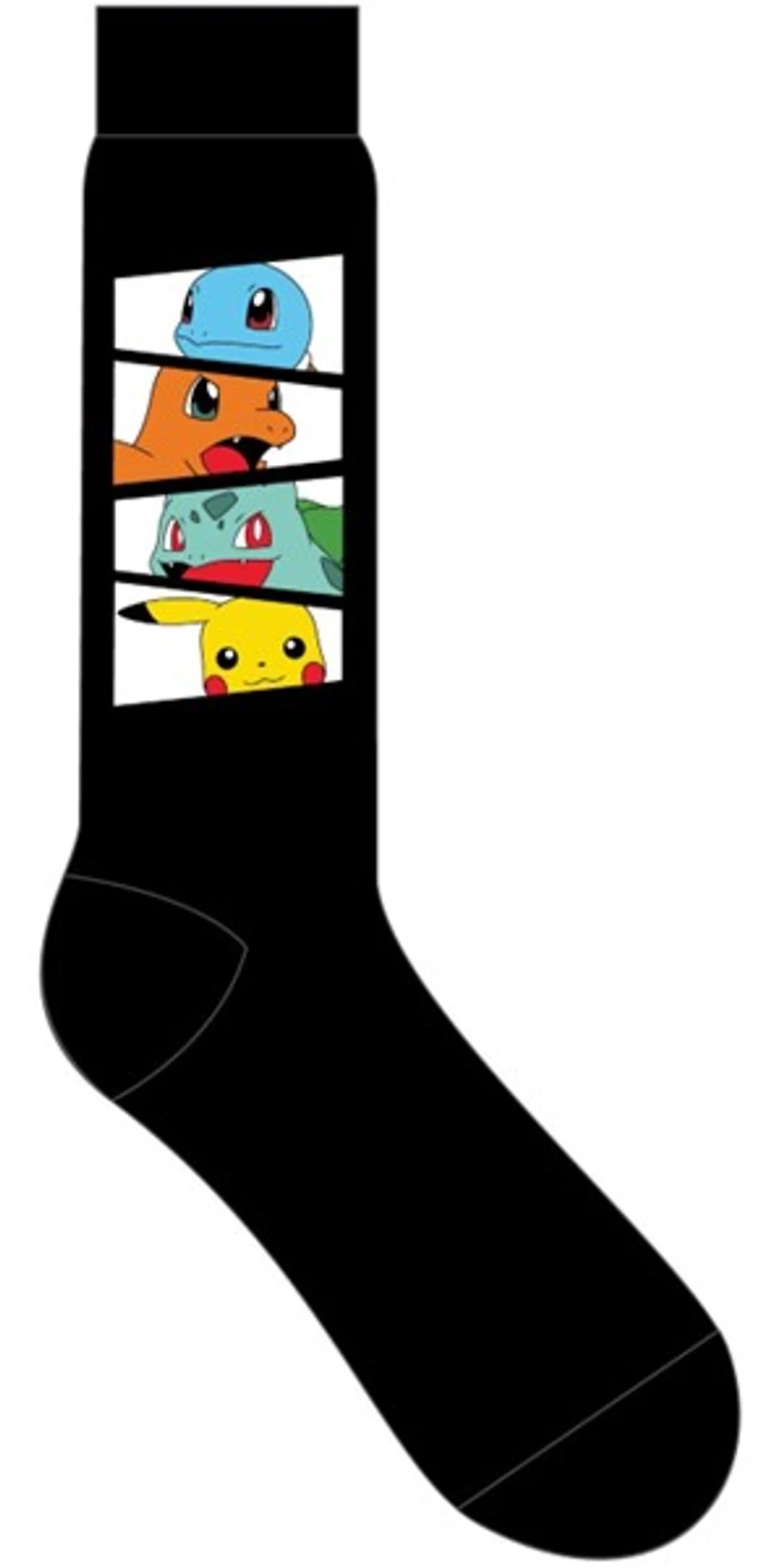 Starter Pokemon Noir Chaussettes Homme 