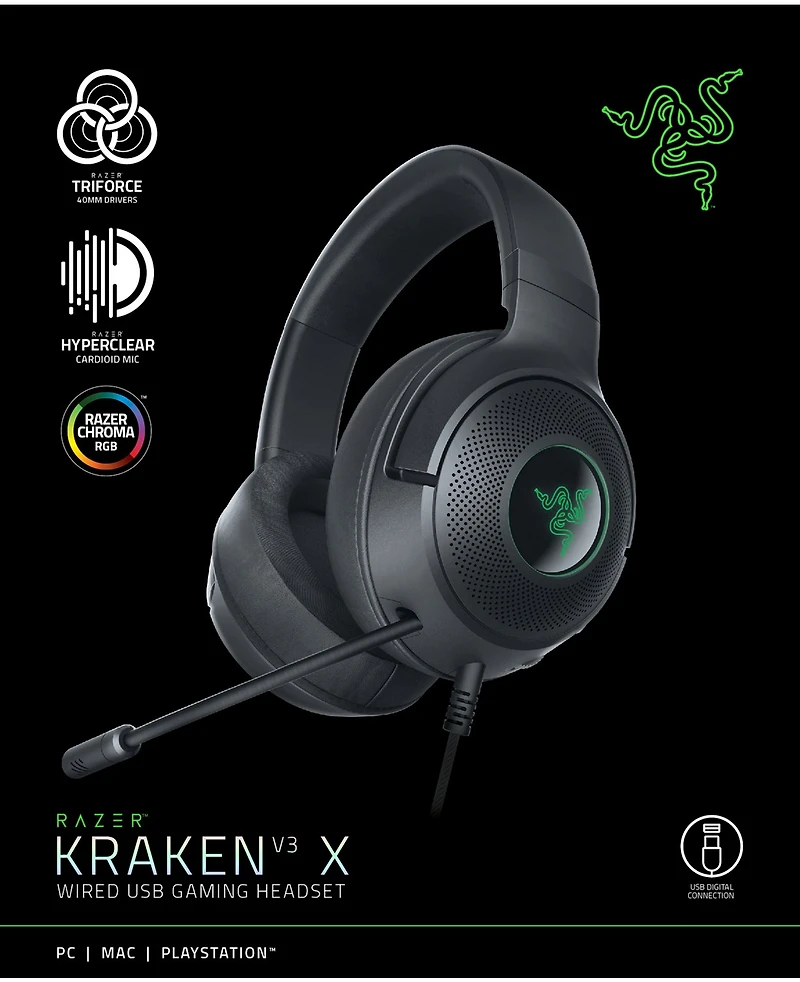 Razer Kraken V3 X Headset 
