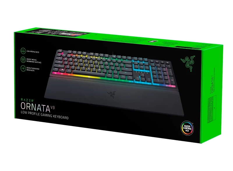 Razer Ornata V3 - Low Profile Gaming Keyboard