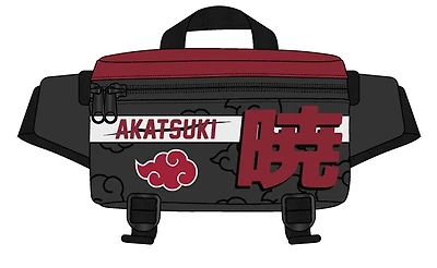 Naruto: Akatsuki Bum Bag - Black