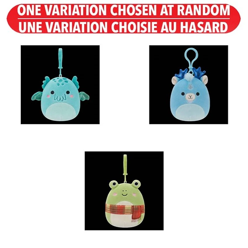 Squishmallow 3.5-Inch Clip Assorted – One Variation Chosen at Random
