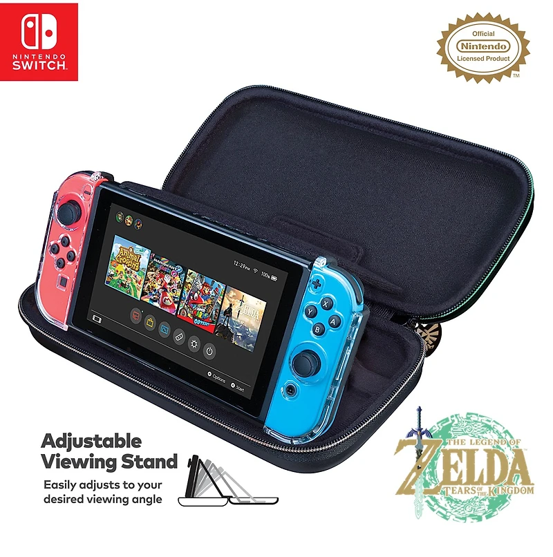 Nintendo Switch Travel Case Bundle Zelda Tears of The Kingdom 