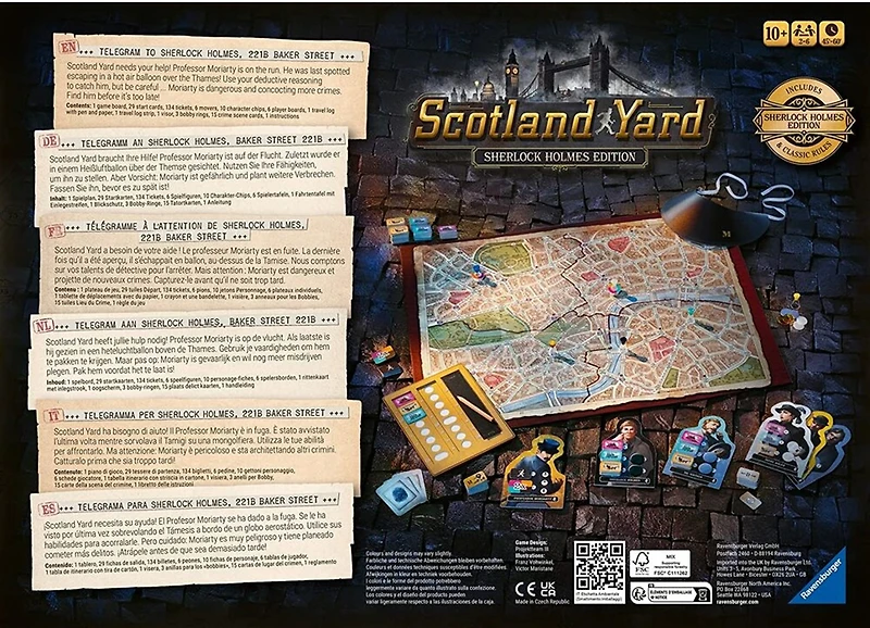 Scotland Yard Sherlock Game 
