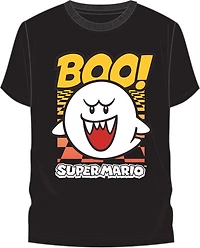Super Mario Boo! Glow In the Dark Tee - M 