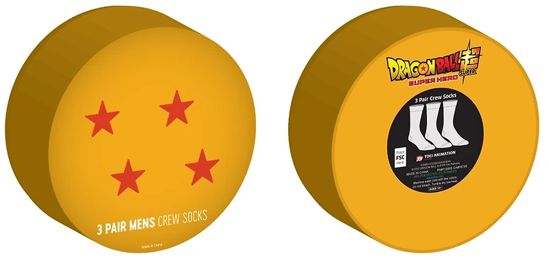 Dragon Ball Super: Socks Box Set 3 pairs 