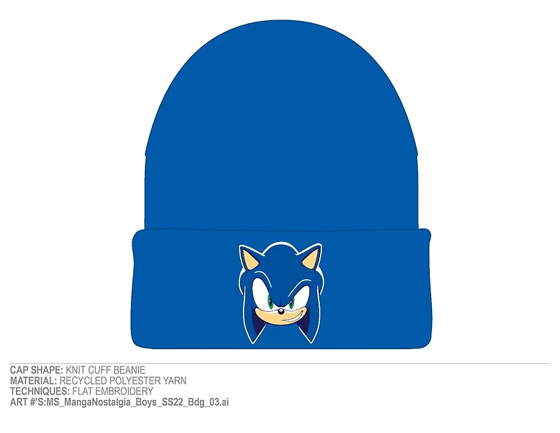Sonic Blue Beanie 