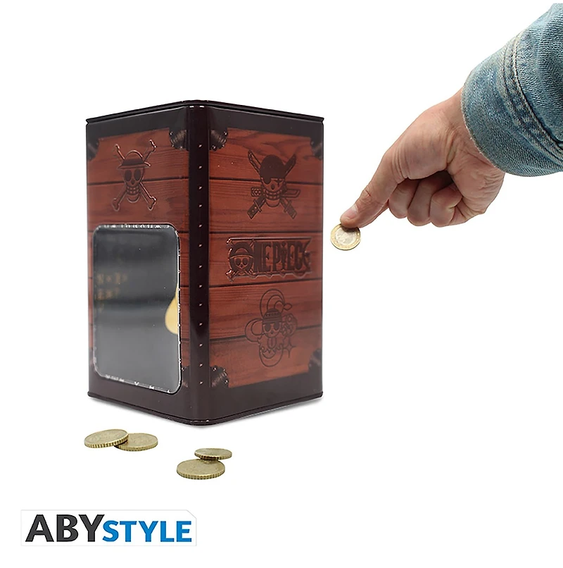 One Piece Straw Hat Money Bank 